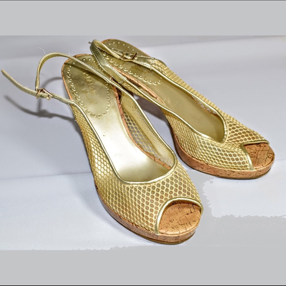 Cute summer shoes with cork heel